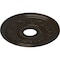 Ekena Millwork Genevieve Ceiling Medallion (Fits Canopies up to 3 1/2"), 16 1/8"OD x 3 1/2"ID x 7/8"P, Stone Hearth CM16GNSHF - alternate 4
